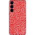 Elephant Print Red Galaxy S25 Skin
